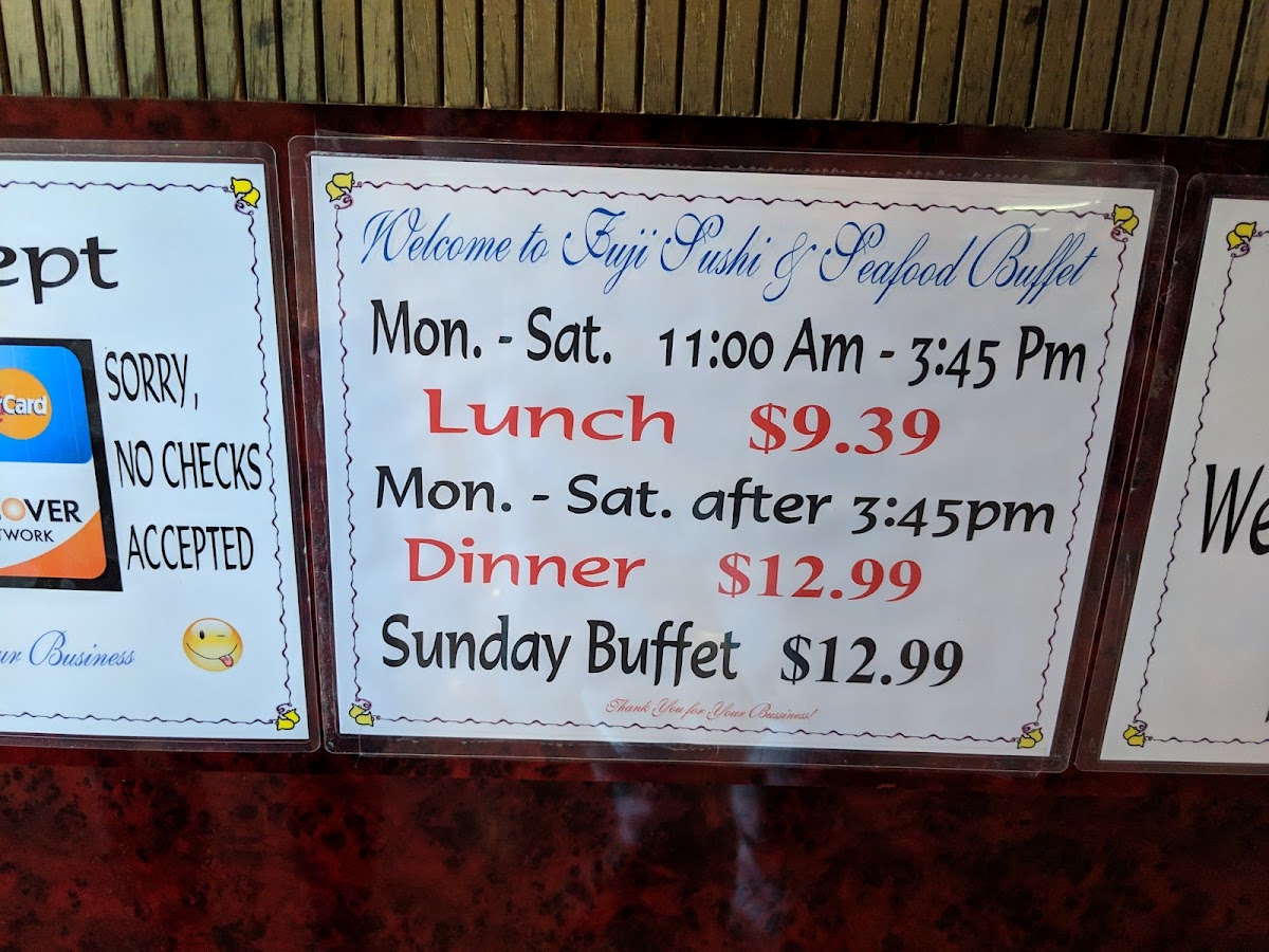 Fuji Sushi & Seafood Buffet Menu - Image 6